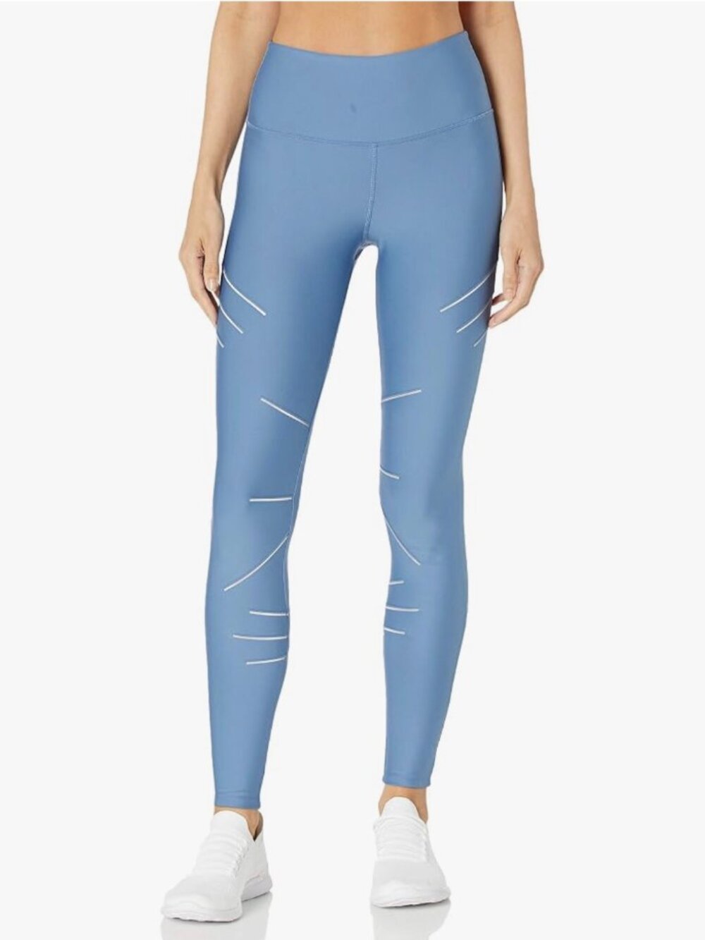 Alo Yoga High-Waist Sequence Leggings in Blue Jean